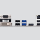 Motherboards determine all the ports accessible for us. (Image: ASUS)